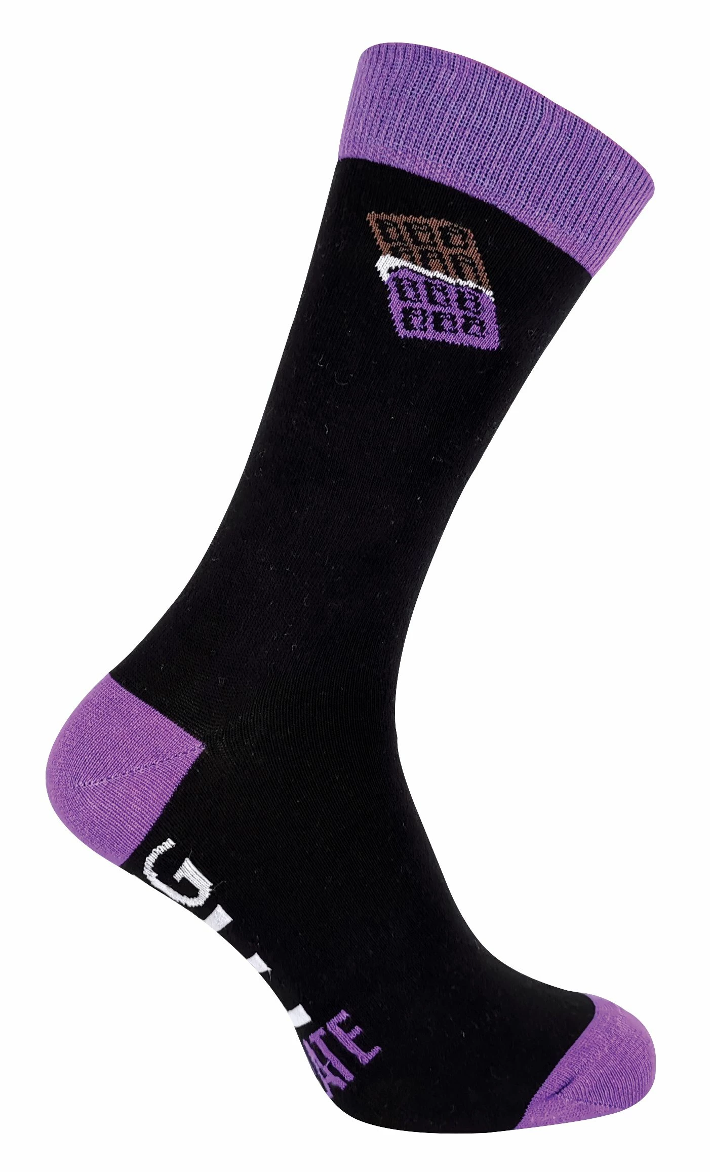 Sock Snob If You Can Read This Socks Bring Me Chocolate Socks - Brown - Image 2