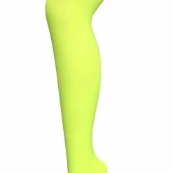 Sock Snob - Ladies 40 denier bright coloured opaque neon tights - Yellow