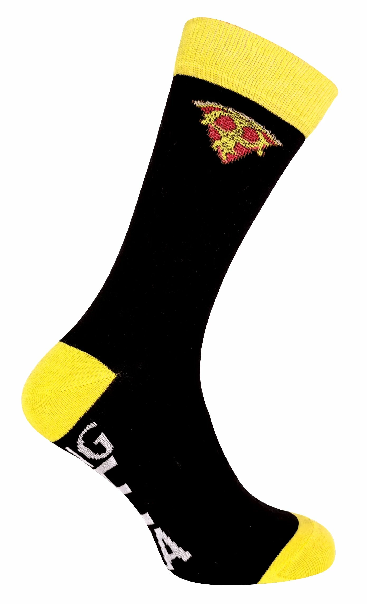 Sock Snob If You Can Read This Socks Bring Me Pizza Socks - Red - Image 2