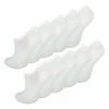 10 Pair Multipack Kids Invisible Socks | Sock Snob | Breathable White No Show Socks for Girls & Boys - White