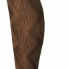 Sock Snob - Ladies Coloured 80 Denier Opaque Fashion Tights - Argyle - Brown
