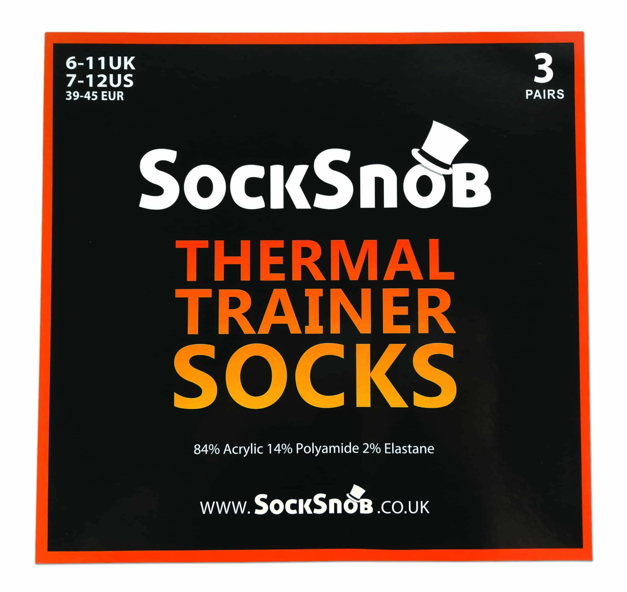 Sock Snob 3 Pairs Men's Thick Cushioned Low Cut Ankle Thermal Trainer Socks - Charcoal - Image 2