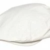 Sock Snob Mens Linen Flat Cap in Cream & Denim - Cream