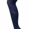 Sock Snob - Ladies Coloured 80 Denier Opaque Fashion Tights - Cable - Blue