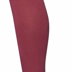 Sock Snob Women's 80 Den Opaque Coloured Winter Fashion Tights - Burgundy