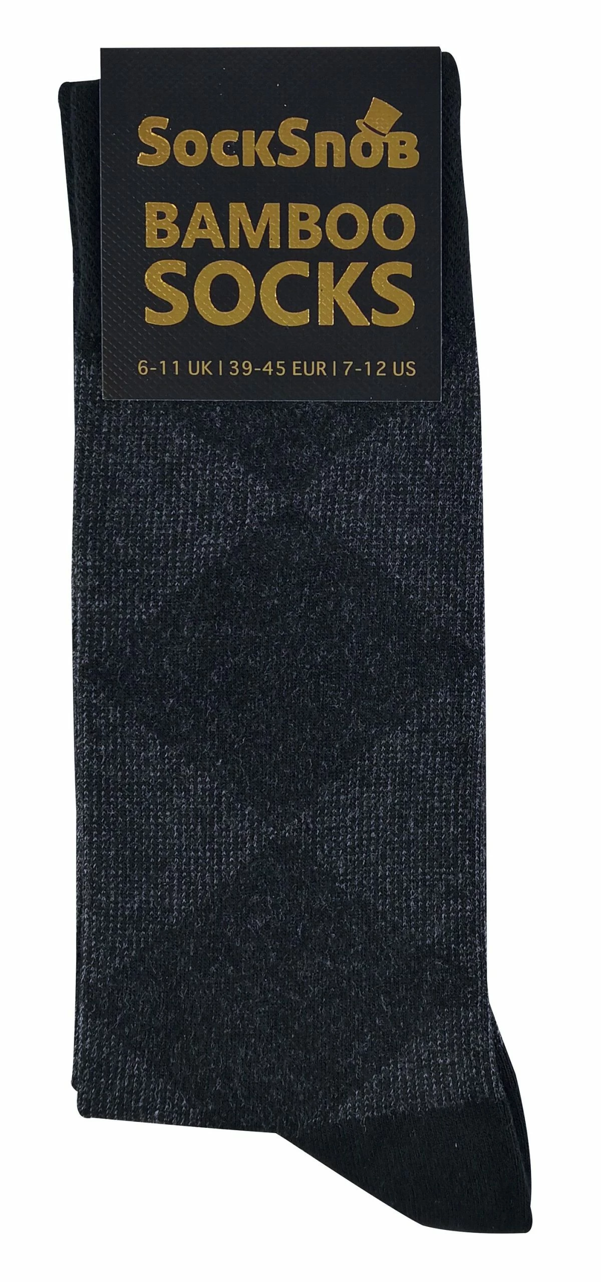 SOCK SNOB - Mens Patterned Design Formal Bamboo Dress Socks - Style 04 - Multicolour - Image 2