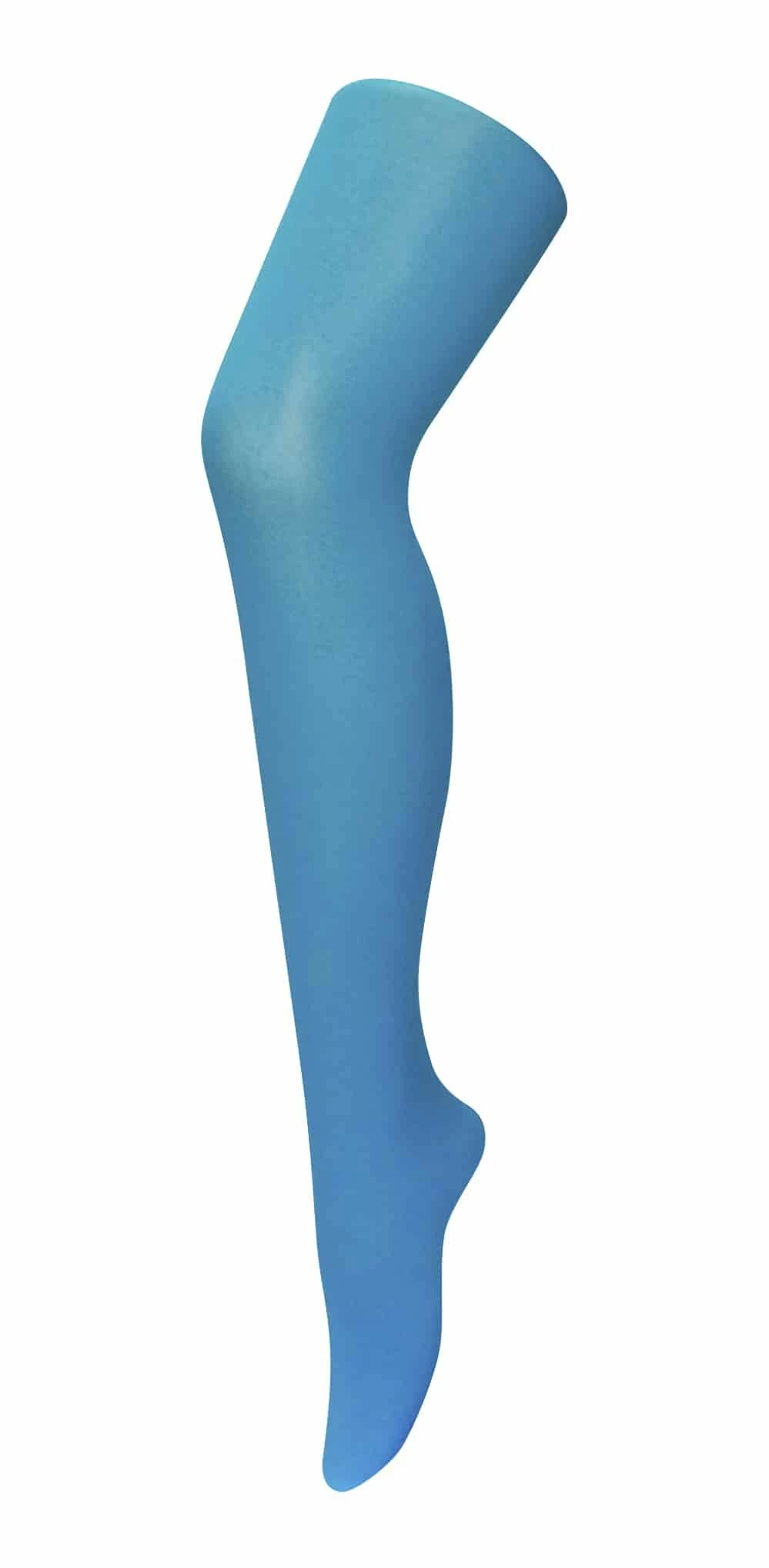 Sock Snob - Ladies 40 denier bright coloured opaque neon tights - Indigo Blue