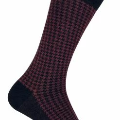 SOCK SNOB - Mens Patterned Design Formal Bamboo Dress Socks - Style 01 - Multicolour