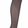 Fishnet Tights for Women with Glitter | Sock Snob | Shiny | High Waist - Silver