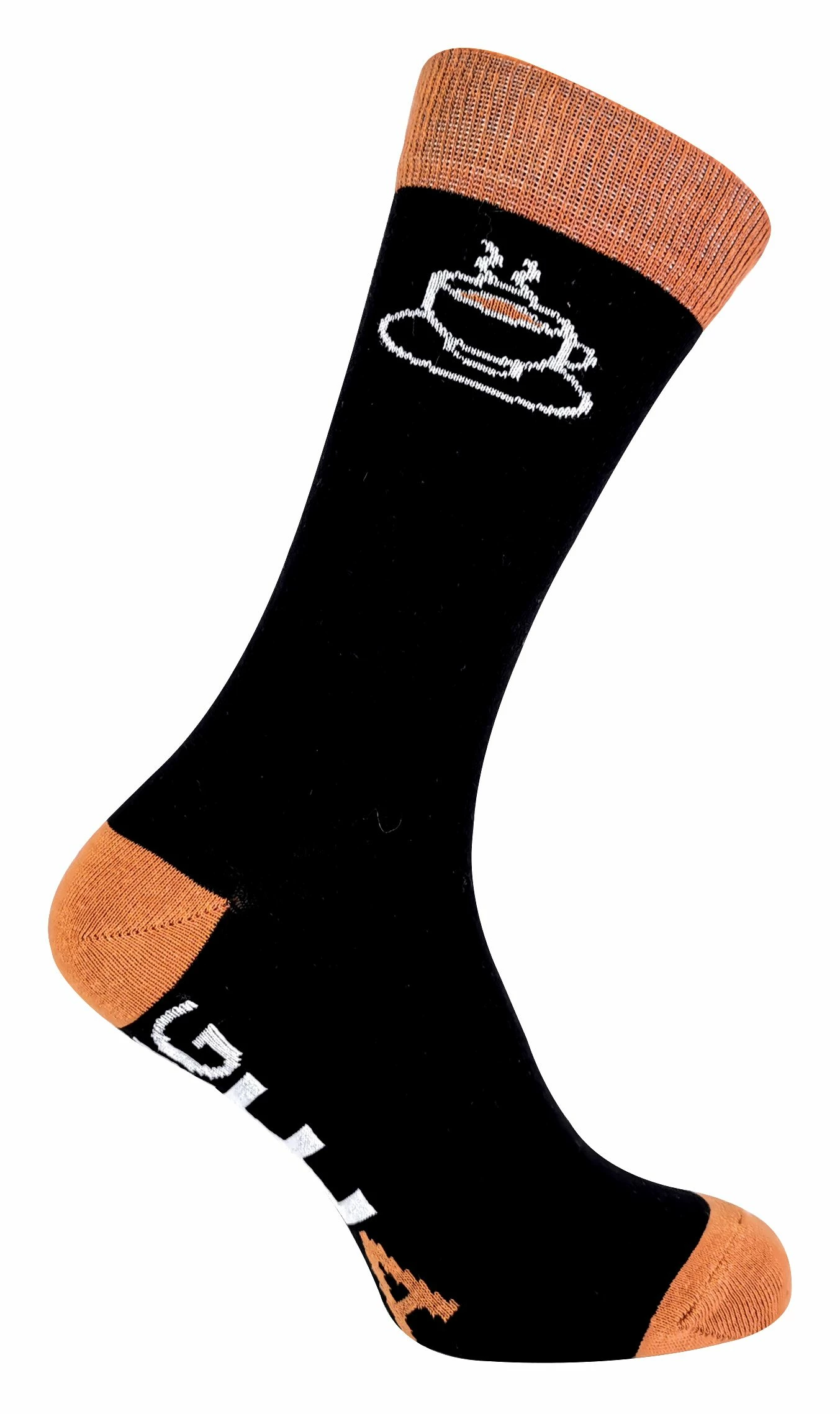 Sock Snob If You Can Read This Socks Bring Me Tea Socks - Brown - Image 2