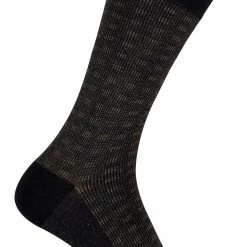 SOCK SNOB - Mens Patterned Design Formal Bamboo Dress Socks - Style 11 - Multicolour