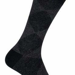 SOCK SNOB - Mens Patterned Design Formal Bamboo Dress Socks - Style 04 - Multicolour