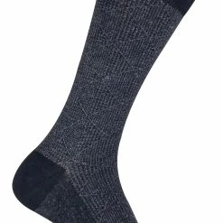 SOCK SNOB - Mens Patterned Design Formal Bamboo Dress Socks - Style 08 - Multicolour