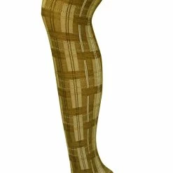Sock Snob - Ladies Coloured 80 Denier Opaque Fashion Tights - Skye - Yellow