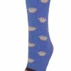 Sock Snob Ladies / Women's Fluffy Non Slip Slipper Socks with Animal Designs - Blue