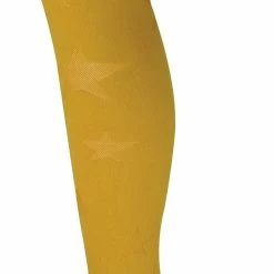 Sock Snob - Ladies Coloured 80 Denier Opaque Fashion Tights - Star - Mustard