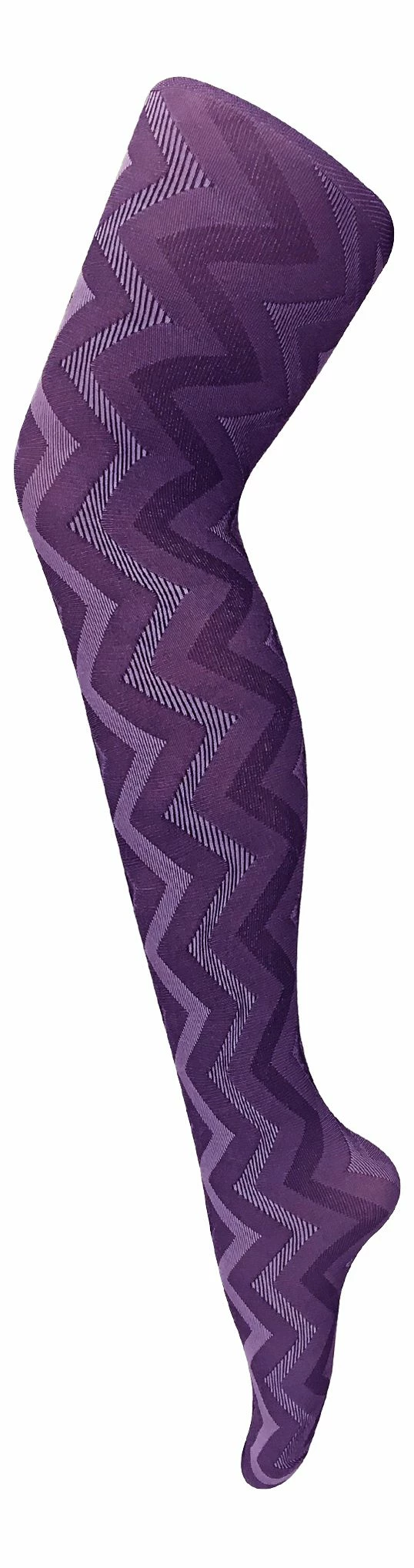 Sock Snob - Ladies Coloured 80 Denier Opaque Fashion Tights - Weave - Purple