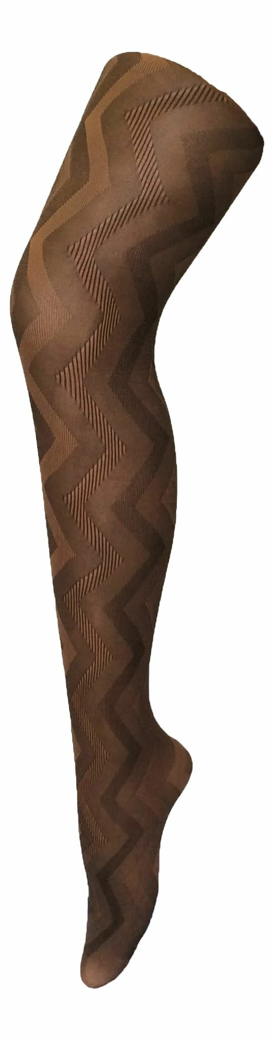 Sock Snob - Ladies Coloured 80 Denier Opaque Fashion Tights - Weave - Brown