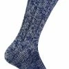 Sock Snob Men's Thick Warm 100% Wool Hiking & Walking Socks | 1 Pair - Blue