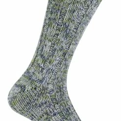 Sock Snob Men's Thick Warm 100% Wool Hiking & Walking Socks | 1 Pair - Dark Green