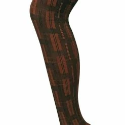 Sock Snob - Ladies Coloured 80 Denier Opaque Fashion Tights - Skye - Brown