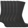 Sock Snob 6 Pairs Girls & Boys School Socks - Grey