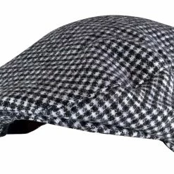 Sock Snob Men's Checked Wool Blend Traditional Flat Cap - Multicolour