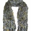 Sock Snob Ladies Colourful Fashion Style Lightweight Luxury Soft Feather Scarf - Gold