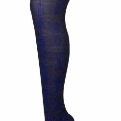 Sock Snob - Ladies Coloured 80 Denier Opaque Fashion Tights - Skye - Blue