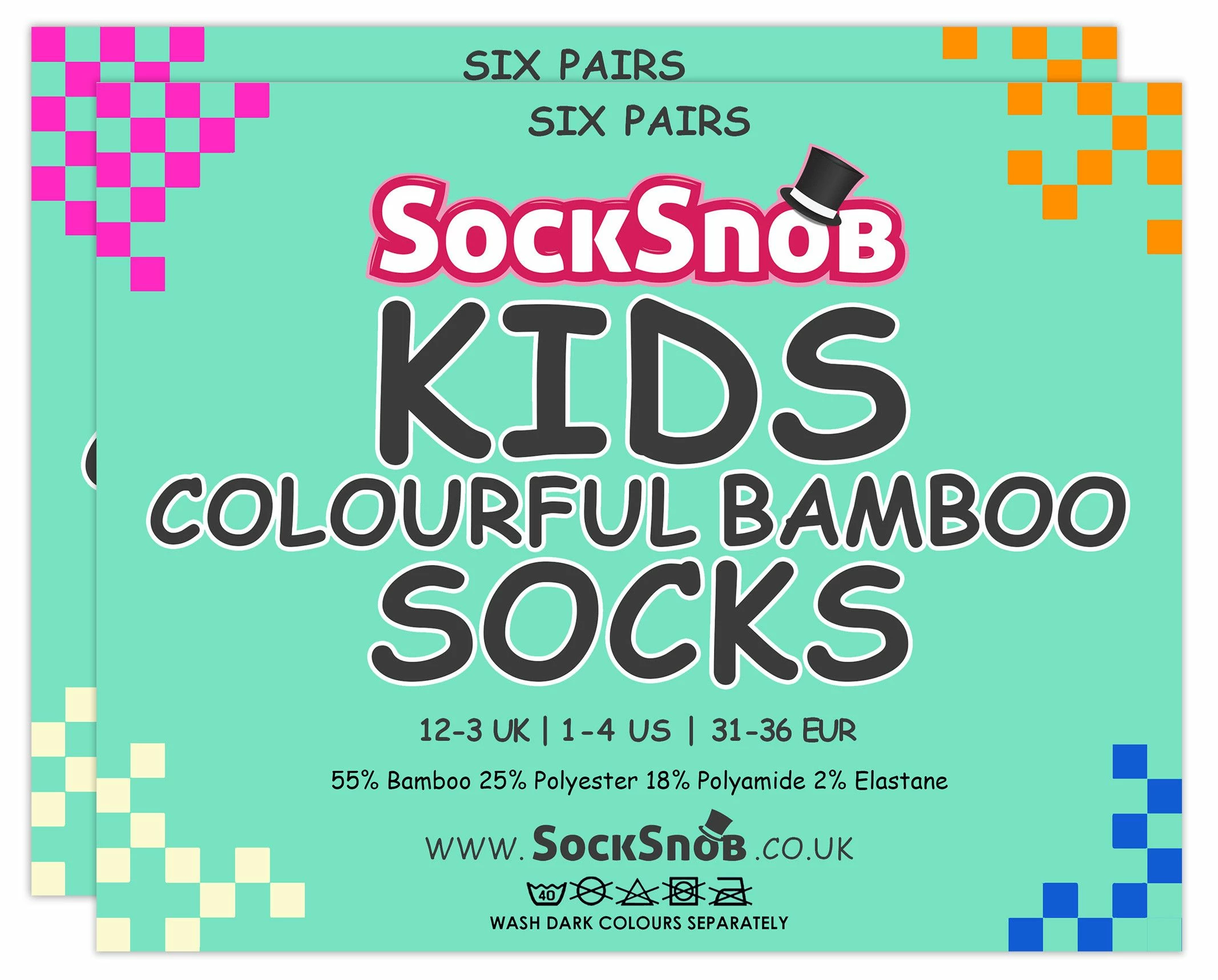 12 Pair Multipack Kids Bamboo Socks | Sock Snob | Childrens Plain Socks | Ideal School Socks for Summer for Girls & Boys - White - Image 2