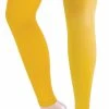 Sock Snob Ladies 40 Denier Opaque Bright Coloured Footless Tights for Women - Mustard