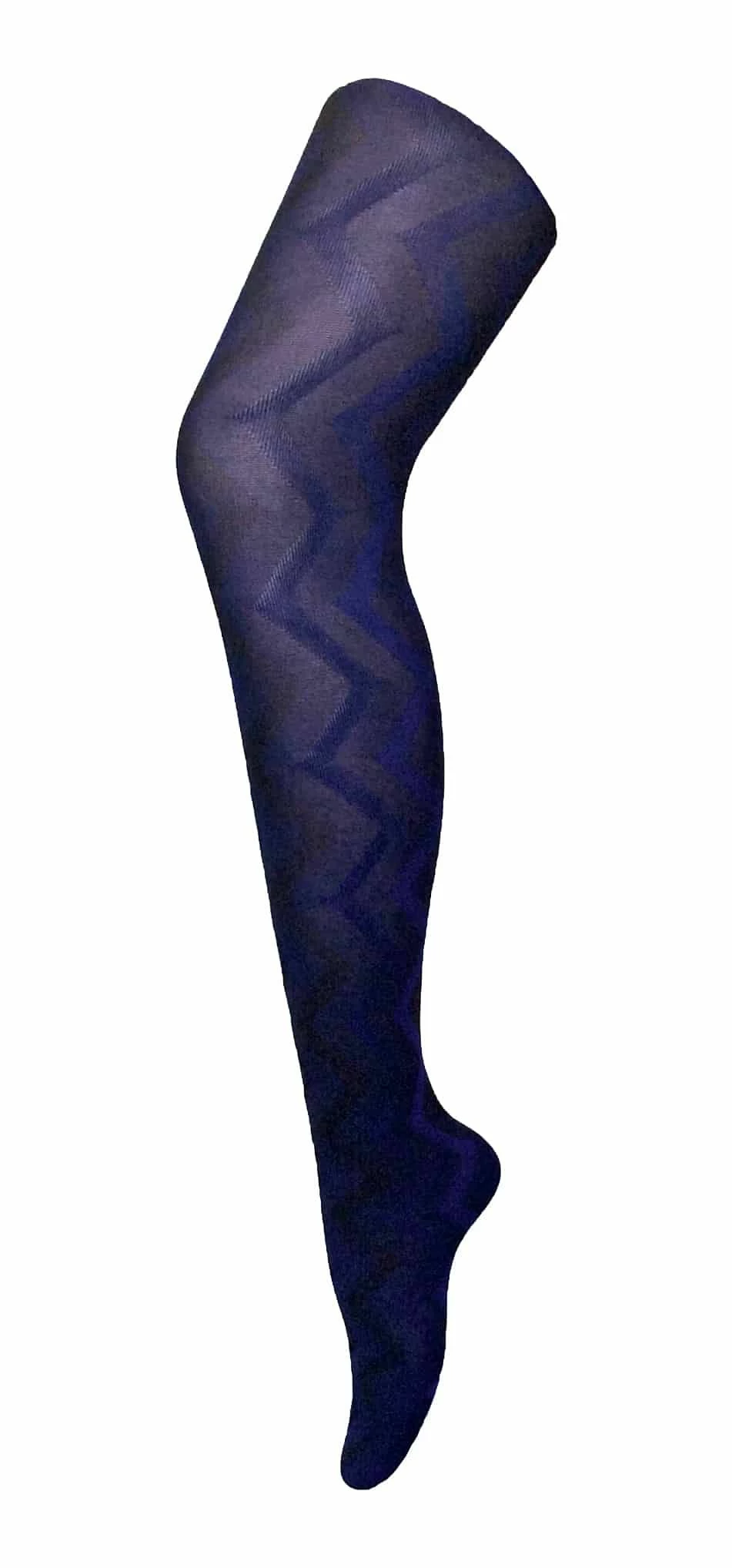 Sock Snob - Ladies Coloured 80 Denier Opaque Fashion Tights - Weave - Blue