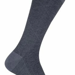 SOCK SNOB - Mens Patterned Design Formal Bamboo Dress Socks - Style 09 - Multicolour