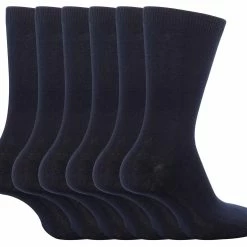 Sock Snob 6 Pairs Girls & Boys School Socks - Navy