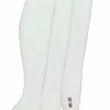 3 Pair Multipack Girls Knee High Bamboo Socks | Sock Snob | Plain Long School Socks for Kids - White