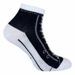 Sock Snob - 2 Pairs Unisex Adult Socks that look like Shoes - Black