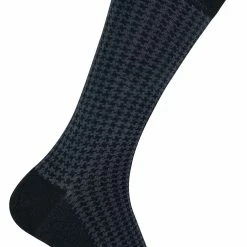 SOCK SNOB - Mens Patterned Design Formal Bamboo Dress Socks - Style 02 - Multicolour
