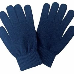 Sock Snob Adult Men's Thin Knitted Winter Warm Magic Thermal Wool Gloves - Grey