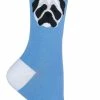 Sock Snob 1 Pair Unisex Novelty Cat Dog Socks with Beagle / Pug / Scotty Dog - Blue