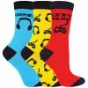 3 Pack Kids Gaming Socks | Sock Snob | Fun Design Novelty Funny Video Gaming Socks for Boys & Girls - Red / Blue / Yellow - Multicolour