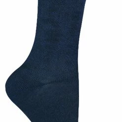 Sock Snob 6 Pairs Childrens Super Soft Breathable Organic Bamboo Socks - Navy